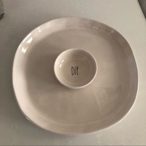NEW Rae Dunn Dip serving plate